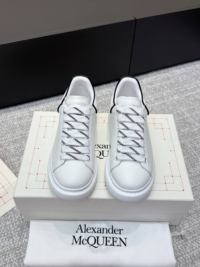Men's Reseller Grade +10 # McQueen is undoubtedly the king of classic white snea