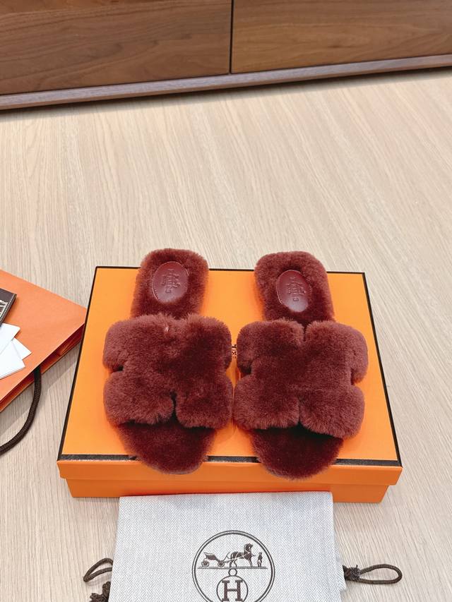 High-quality Hermes Fw25 New Arrival slippers (Ddd, Autumn/Winter new arrival).