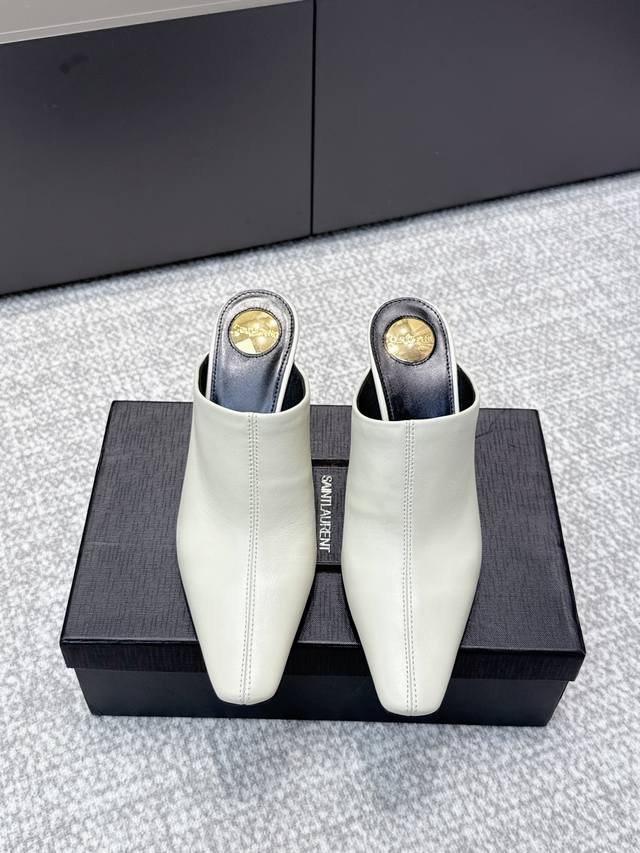 High-quality YSL 2025 Fall/Winter new high-heeled fashion slippers. A treasure o