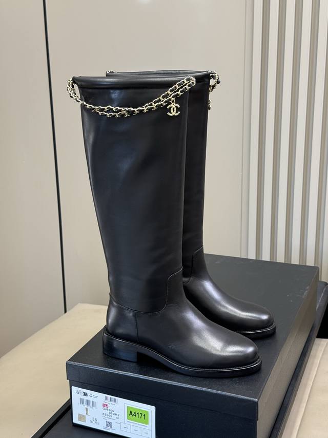 Genuine Leather Chanel 25B New Arrival ~ New Chanel 25B Long Boots Basic ankle b
