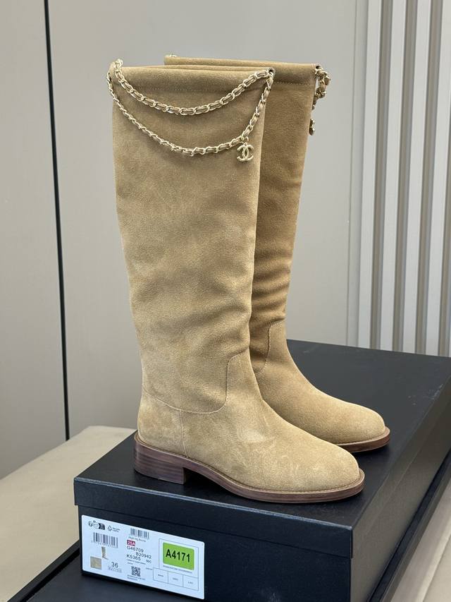 Genuine Leather Chanel 25B New Arrival ~ New Chanel 25B Long Boots Basic ankle b