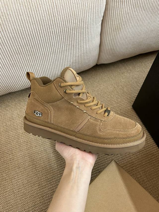 1144054 Lightweight Highlander Comfortable Flat Solid Color Classic Lace-up Roun