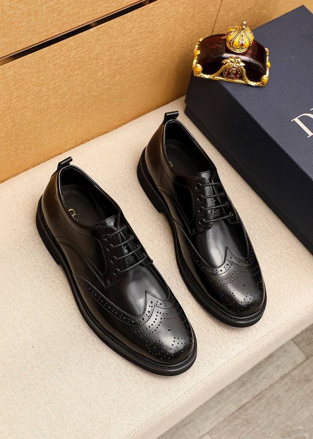 Product Trademark: Dior Business Leather Shoes True to Size: 39-44, 38.45 (Made