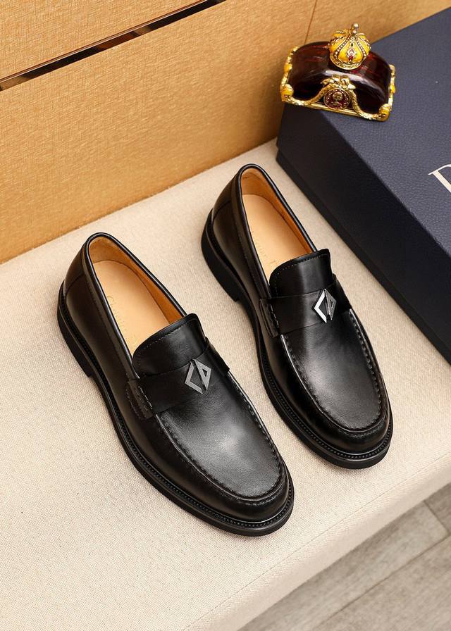 Product Trademark: Dior Casual Leather Shoes True to Size: 39-44, 38.45 (Made to