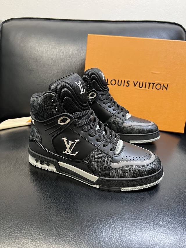 LV High-quality Louis Vuitton shoes, same style as those in boutiques. Italian i