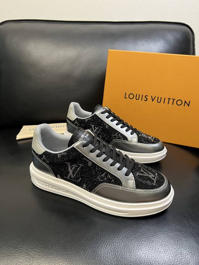 Lv High-quality, top-tier craftsmanship Louis Vuitton athletic shoes, same confi