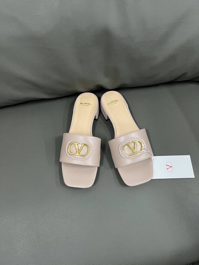 Va*Le*Tino Hua*Tian* early spring new V-buckle flat slippers, 1:1 replica purcha