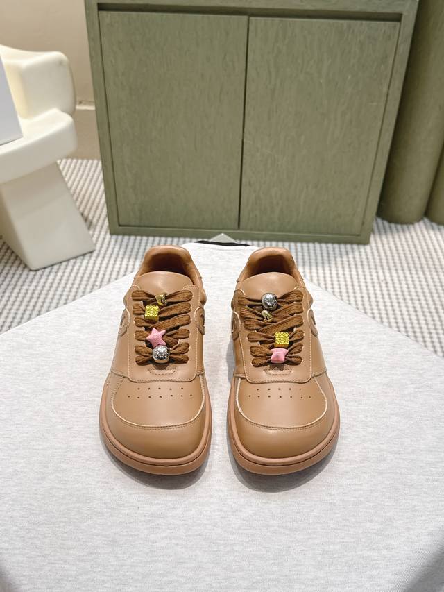 High-quality men's Loewe 25Ss Autumn/Winter Couple Style Jambo Sneakers with Lac