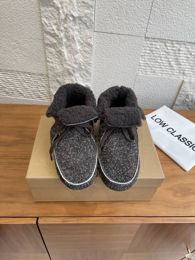 Top Version: Low Classic Korean Designer Brand 2025 Early Autumn New Shearling M