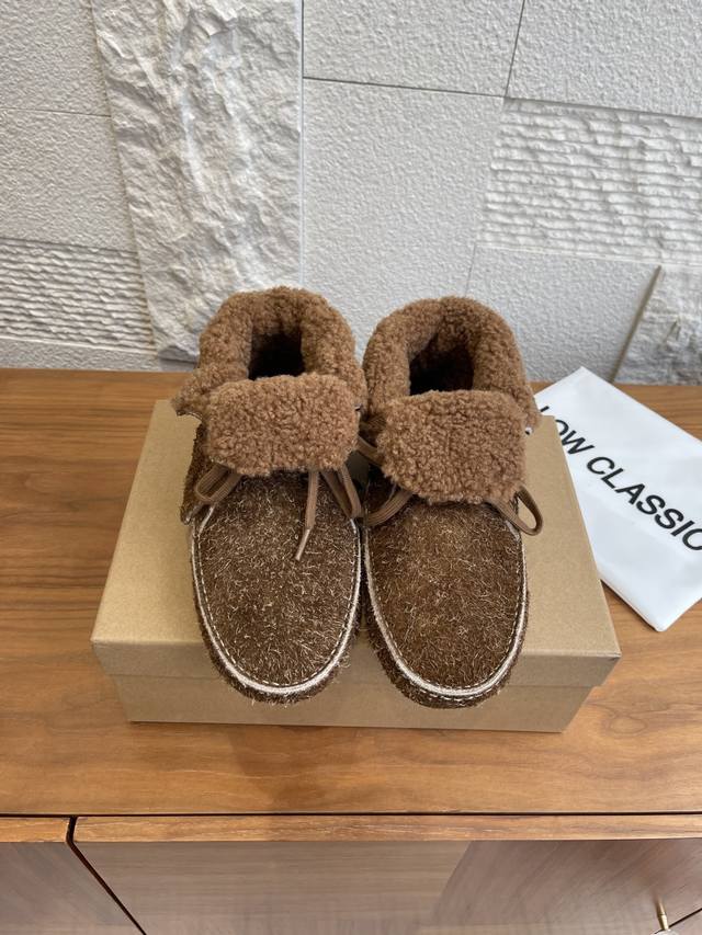 Top Version: Low Classic Korean Designer Brand 2025 Early Autumn New Shearling M