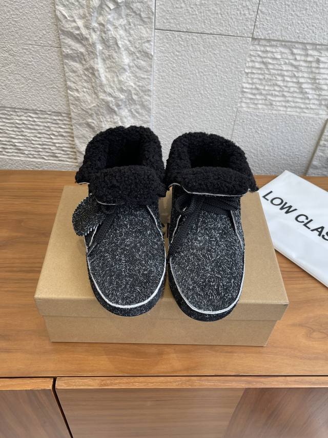 Top Version: Low Classic Korean Designer Brand 2025 Early Autumn New Shearling M