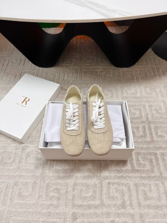 Factory direct from The Row 2026 Spring/Summer new minimalist color-blocked lace