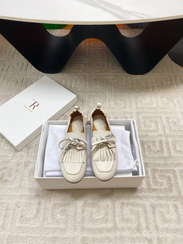 Factory direct The Row Spring/Summer 2026 new arrival tassel flat loafers! The t