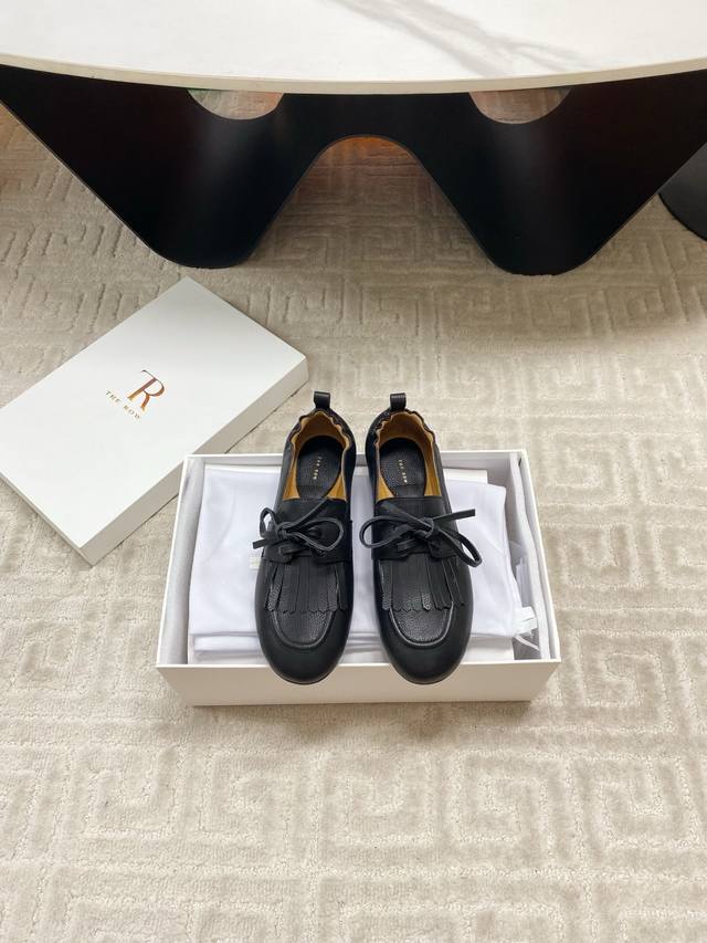 Factory direct The Row Spring/Summer 2026 new arrival tassel flat loafers! The t