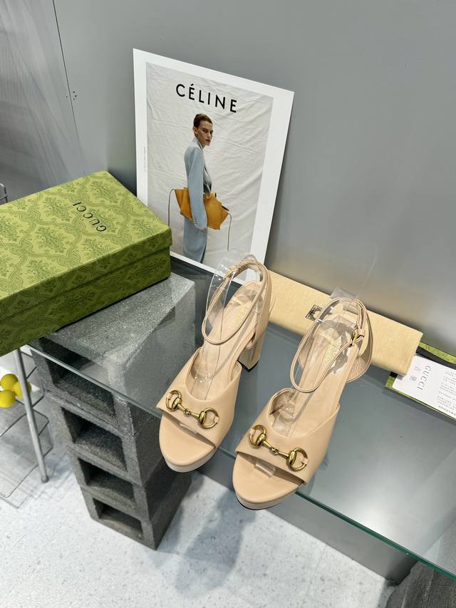 Factory direct price, top-tier Gucci summer new arrival, super high-heeled platf