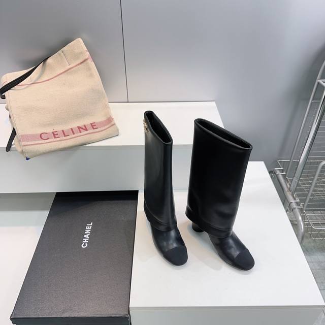 High-quality factory! Top-quality Chanel 25Ss Fall/Winter color-blocked chain ch