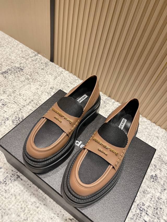 Top Version: Alexander Wang Aw Carter Platform Loafers Slip-on Loafers Jennie Th