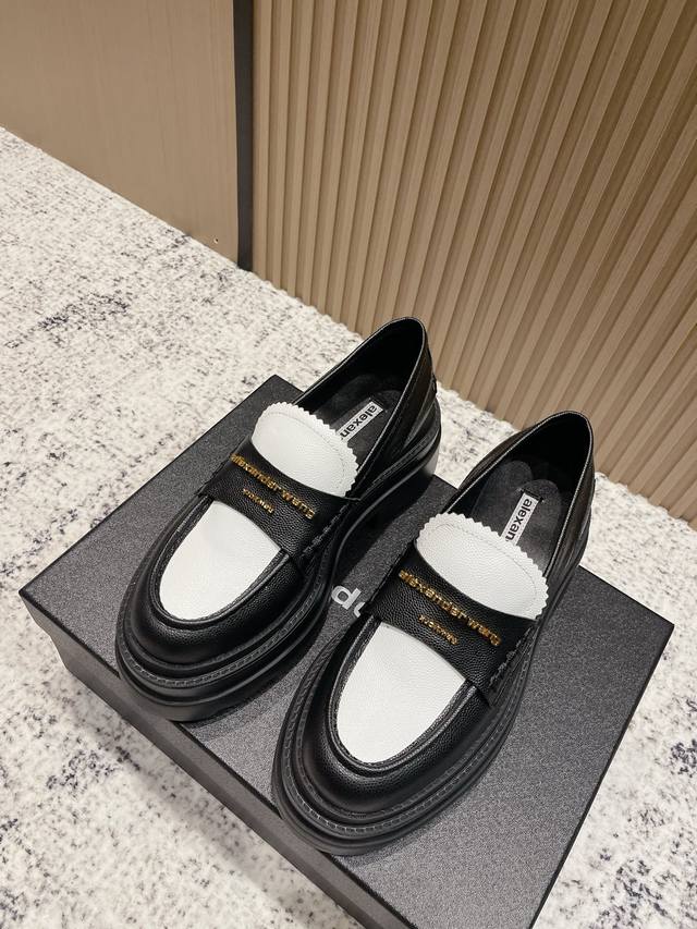 Top Version: Alexander Wang Aw Carter Platform Loafers Slip-on Loafers Jennie Th