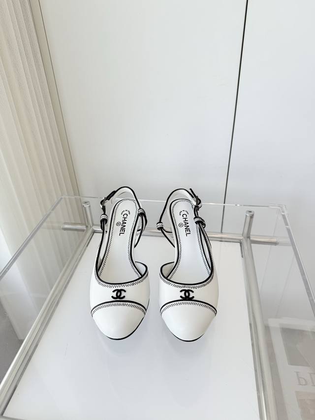 Chanel 2025 Spring New Arrival ~~~ Chanel High-Heeled Sandals! 1:1 replica of th