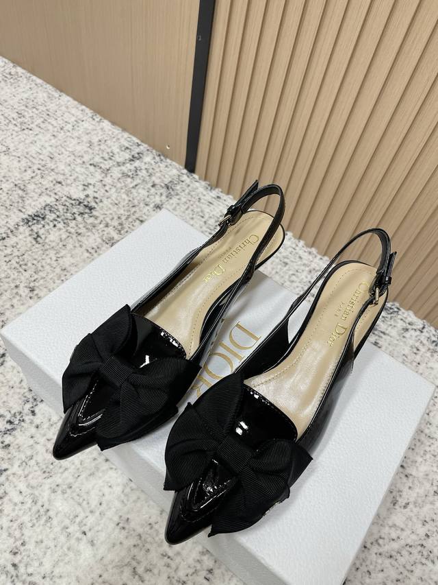 Top-tier version: Dior Dior D-Issimo 25Ss Early Spring New Slingback High Heels