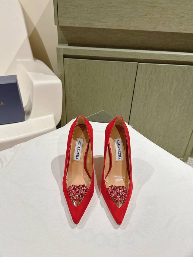 224 Aquazzur* Pineapple Early Spring New Arrival Fairy Fashion Shoes Series, Lar