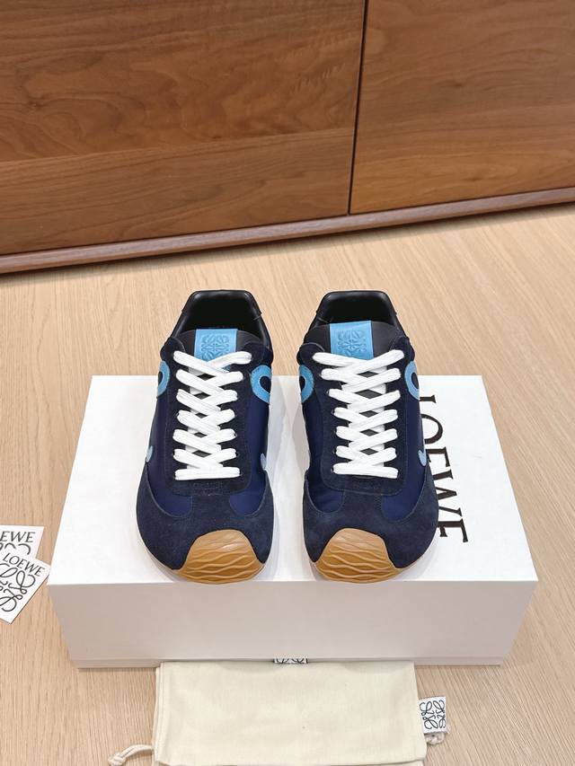 High-quality Loewe Ballet Runner 2.0 sneakers, featuring a more playful toe desi