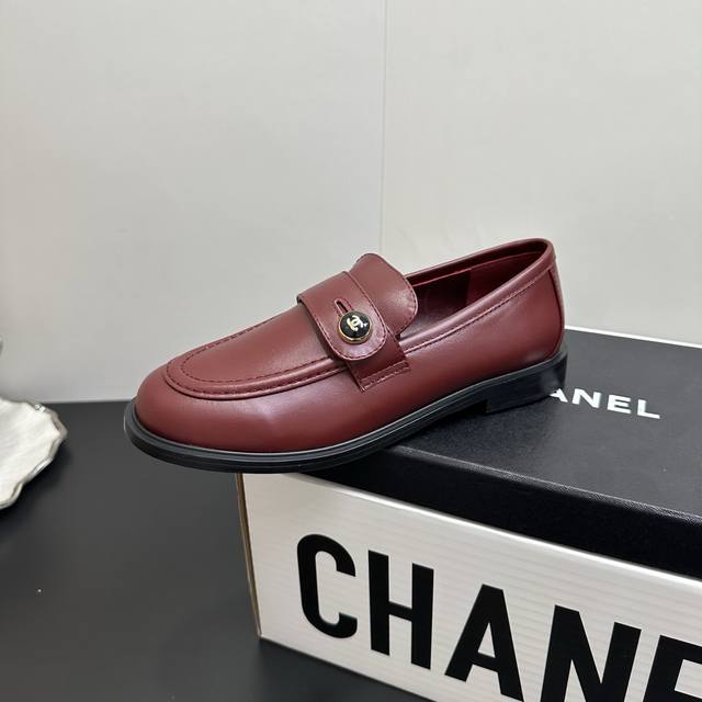 Chanel 25Ss New Chanel Diamond Buckle Loafers Spring/Summer Must-Have Hot Sellin