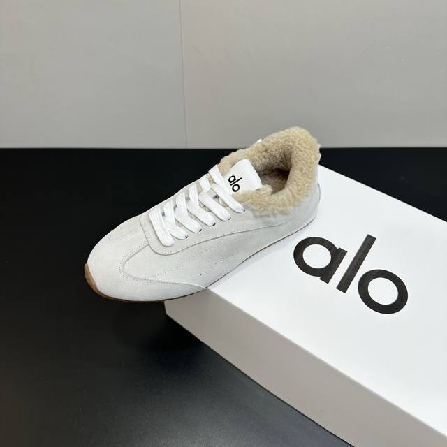 Alo 25Ss New Casual Sports Shoes German Training Shoes Wool Lining Super versati