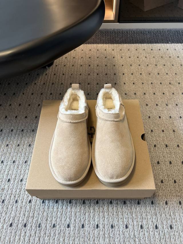 Ug* Autumn Classic Super Mini Snow Boots Low-top, fluffy collar, soft and comfor