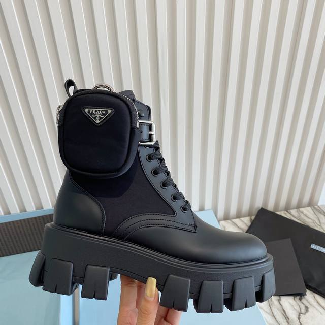 Top-tier couple's style, Prada's latest bag, ankle boot, and platform series is