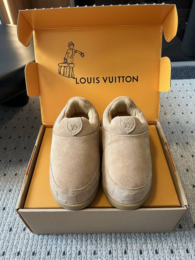 Louis Vuitto* Latest Style Lace-up Platform Derby Shoes for Couples (Unisex) The