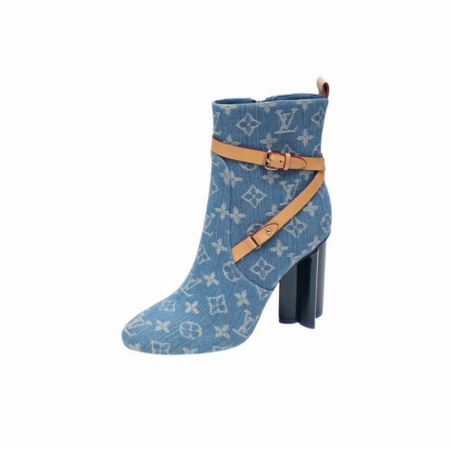 Latest LV Fall/Winter Official Collection Runway Style 6-inch Ankle Boots, Updat