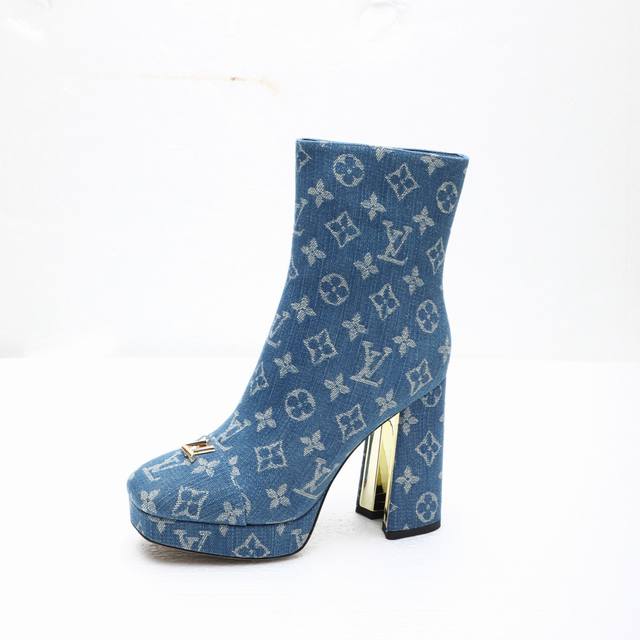 2025 Latest L Brand Autumn/Winter Runway 6-inch Platform Ankle Boots, Official W