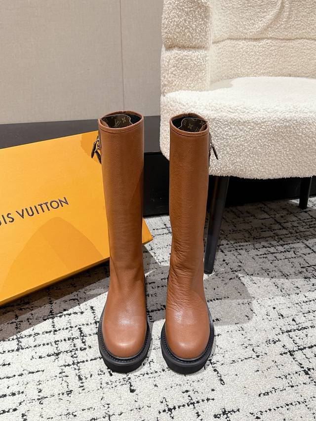 Louis Vuitton Fall/Winter New Arrival 25 Lv Beaubourg High Boots Monogram Canvas