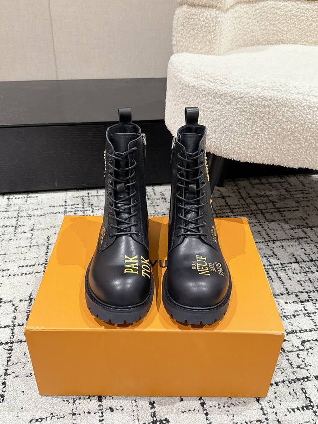 Louis Vuitton Fall/Winter New Arrival 25 Lv Graffiti Dr. Martens Boots Series Co