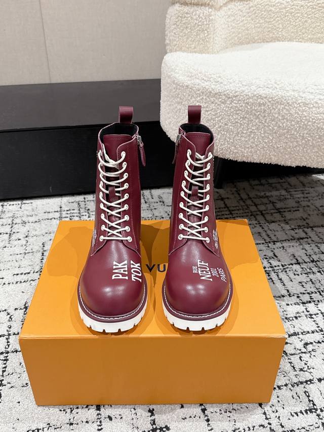 Louis Vuitton Fall/Winter New Arrival 25 Lv Graffiti Dr. Martens Boots Series Co