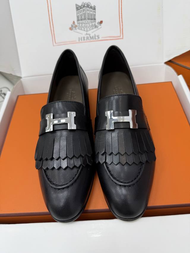 Top Quality Paris Retro H-Buckle Tassel Loafers | Original Purchase, Proxy Purch
