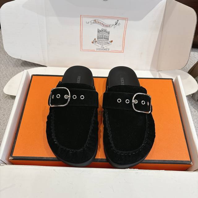 Factory Price P Hermes Classic Key Mule Slip-on Series - Stylish and Versatile,