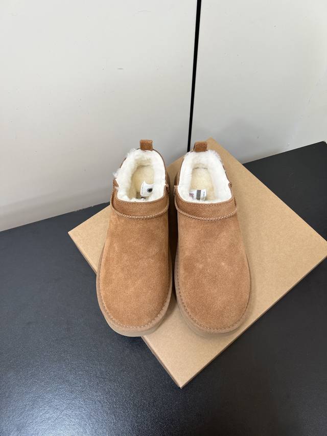 Ugg Autumn/Winter Classic Mini Snow Boots Low-top, fluffy collar, soft and comfo