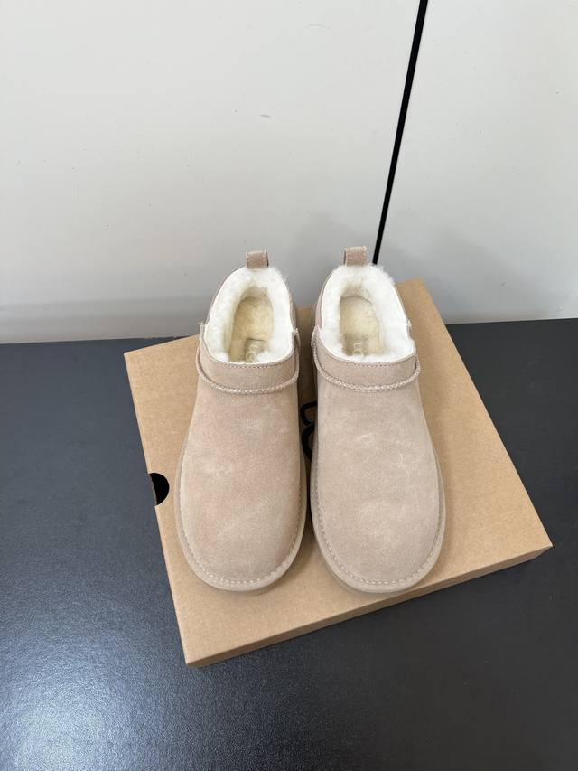 Ugg Autumn/Winter Classic Mini Snow Boots Low-top, fluffy collar, soft and comfo