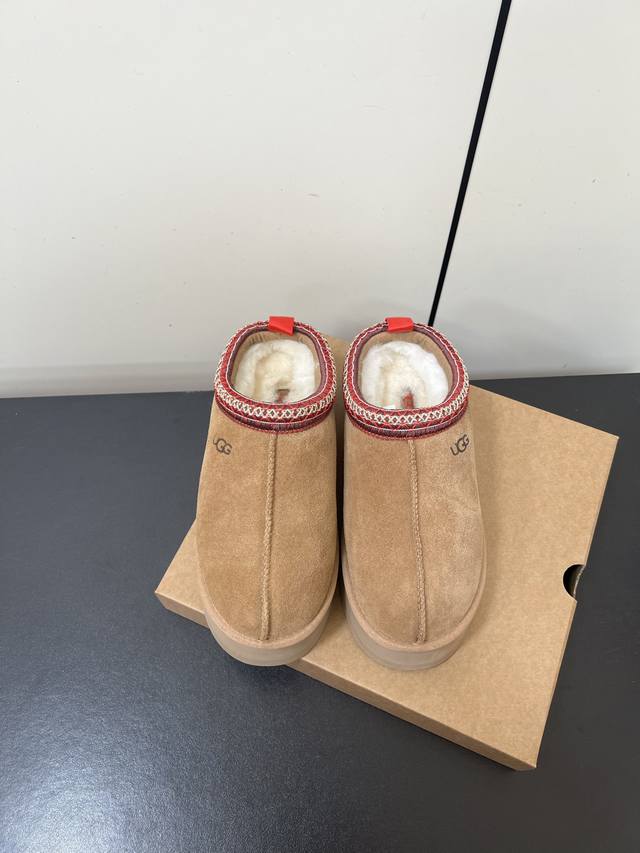 Ugg- 1132553 Ethnic Style Collaboration Trendy Thick-Soled Slip-On Women's Slip-