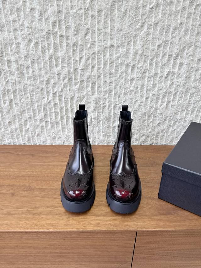 G172 Alexander Wang 25Ss Autumn/Winter New Brogue Chelsea Boots (Ddd) combine tr