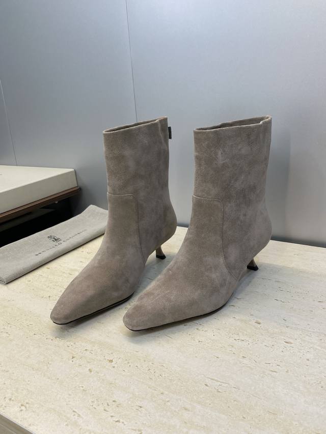 Brunello Cucineli 2025 Autumn/Winter New Nomadic Style Women's Ankle Boots Bc Lo