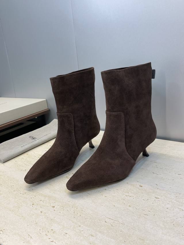 Brunello Cucineli 2025 Autumn/Winter New Nomadic Style Women's Ankle Boots Bc Lo