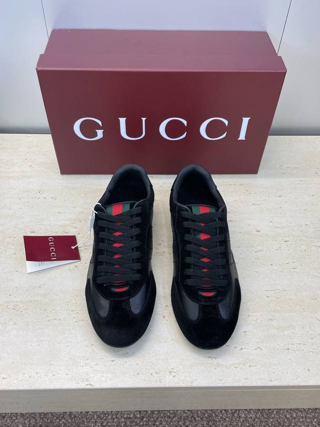 Factory Price P Gucci 2025 Fall/Winter Collection Shift Couple New Lace-up Casua Factory Price P Gucci 2025 Fall/Winter Collection Shift Couple New Lace-up Casua