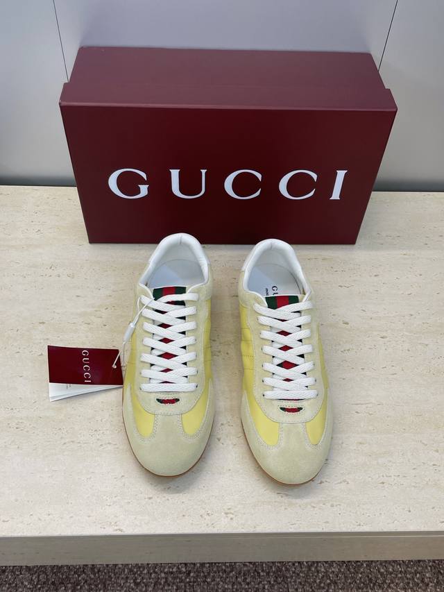 Factory Price P Gucci 2025 Fall/Winter Collection Shift Couple New Lace-up Casua Factory Price P Gucci 2025 Fall/Winter Collection Shift Couple New Lace-up Casua