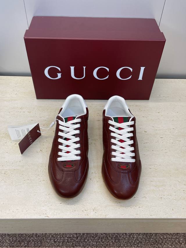 Factory direct price. Gucci 2025 Fall/Winter Shift Couple New Lace-up Casual Sne Factory direct price. Gucci 2025 Fall/Winter Shift Couple New Lace-up Casual Sne