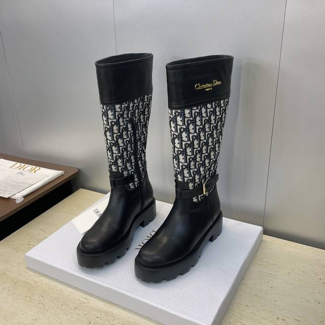 Factory Price Dior 2025 Autumn/Winter New D-Quest Series Punk Style Cannage Embr