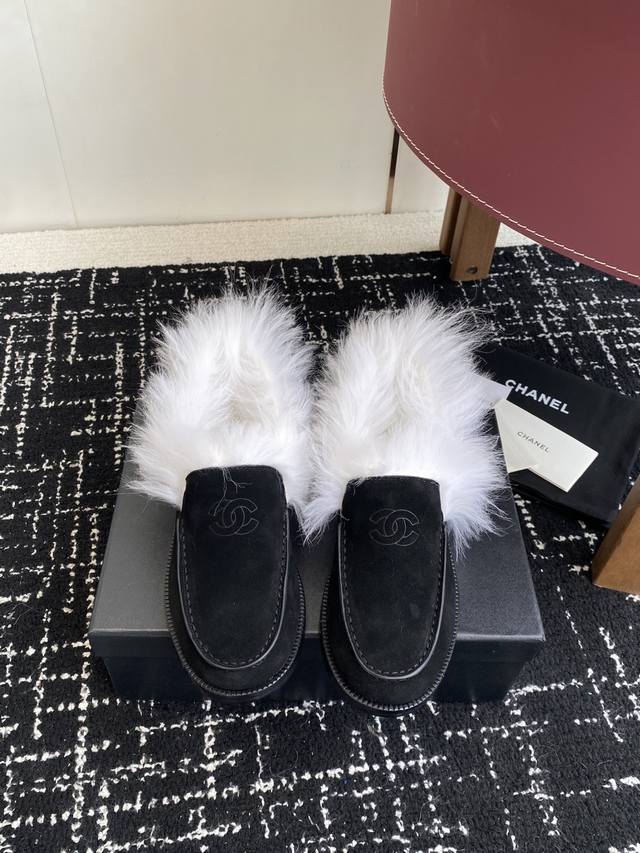 Official website synchronized packaging. Chanel 25Ss new mink fur loafers, a mus Official website synchronized packaging. Chanel 25Ss new mink fur loafers, a mus
