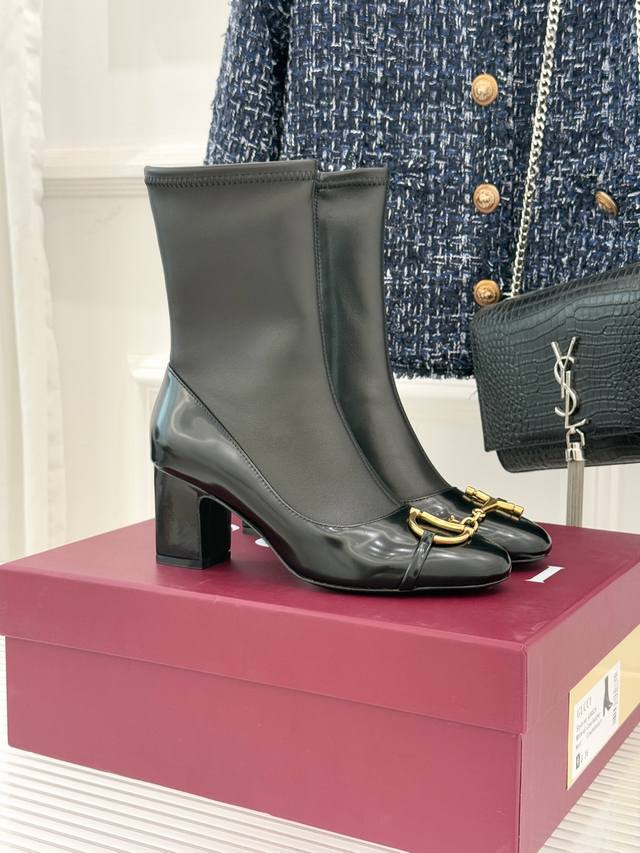 Factory Price Gucci 25Wf New Horsebit Chunky Heel Ankle Boots Reimagining Winter Factory Price Gucci 25Wf New Horsebit Chunky Heel Ankle Boots Reimagining Winter